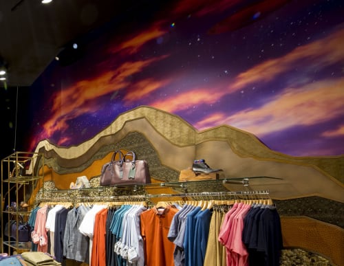 Photo Mural Wallpaper | Wallpaper by Space Innovation Ltd | Ted Baker Boutique in Costa Mesa