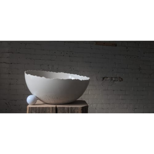 the crater bowl, 12 inch | Decorative Objects by graham burns studio