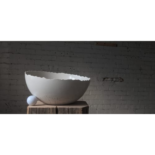 the crater bowl, 12 inch | Decorative Bowl in Decorative Objects by graham burns studio