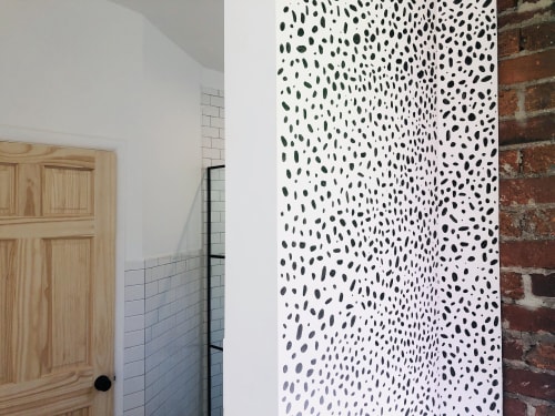 Dots Bathroom Mural | Murals by Zara Fina Stasi