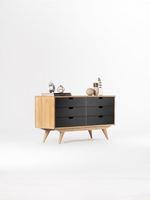 HEIM - Chest of drawers, sideboard credenza, dresser cabinet | Storage by Mo Woodwork | Stalowa Wola in Stalowa Wola