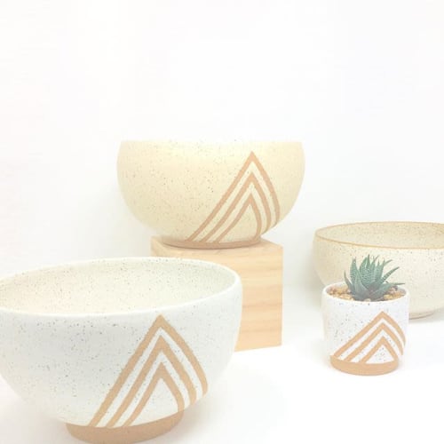 Handmade wheel thrown ceramic bowls by jkojima ceramics | Tableware by Jkojimaceramics