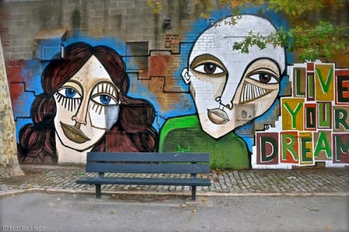 Live Your Dream | Street Murals by Alice Mizrachi