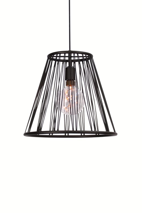 Ome Collection: Basket Pendant | Pendants by Atrix Lighting