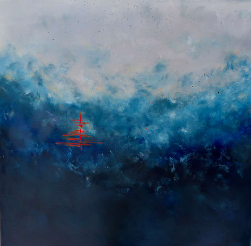 How fragile we are | Paintings by Nilou Farzam | GearBox Gallery in Oakland