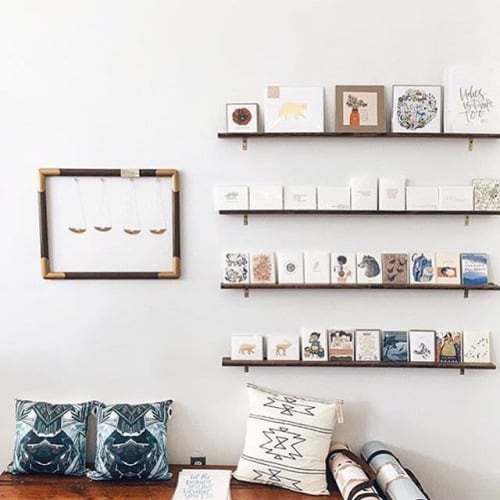 Pillows in Boutique | Interior Design by Allie Kushnir | Red's Mercantile in Eau Claire