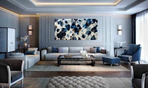 'OCELLUS' - Luxury Epoxy Resin Abstract Artwork | Paintings by Christina Twomey Art + Design