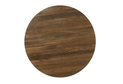Bevel Round Walnut Table By West Bros Furniture Seen At Hanover