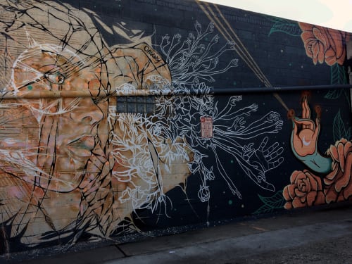 Modern Nomad Collaborative Mural | Street Murals by onerary :: Danielle DeRoberts | Modern Nomad in Denver