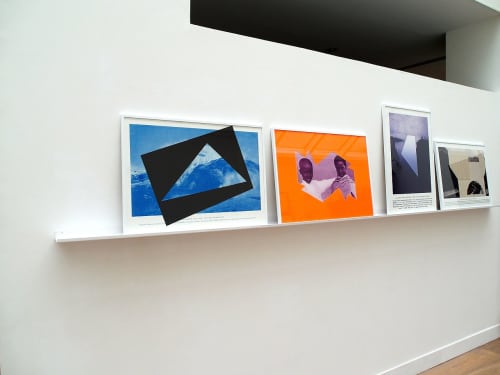 Ngauruhoe Volcano – Collage, digital print on fine art paper | Paintings by Paolo Giardi | Less is More Projects in Paris