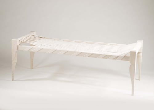 Char Quarter Bench | Benches & Ottomans by INDO-