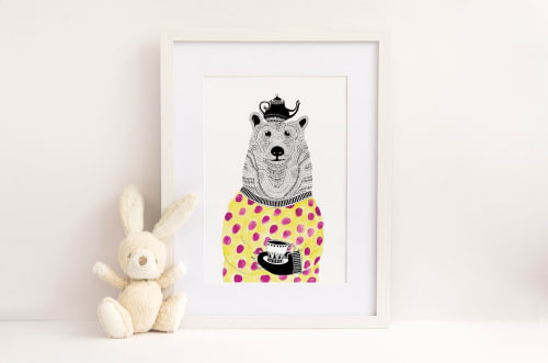 Bali the Bear | Prints by Chrysa Koukoura
