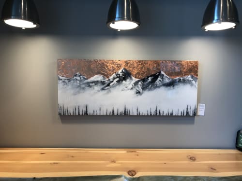 Exemplum | Paintings by Aimy Van der linden | Good Earth Coffeehouse - Centennial Place in Calgary