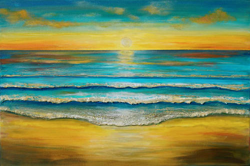 Fresh Tide — Original Oil Painting | Oil And Acrylic Painting in Paintings by DaggArt