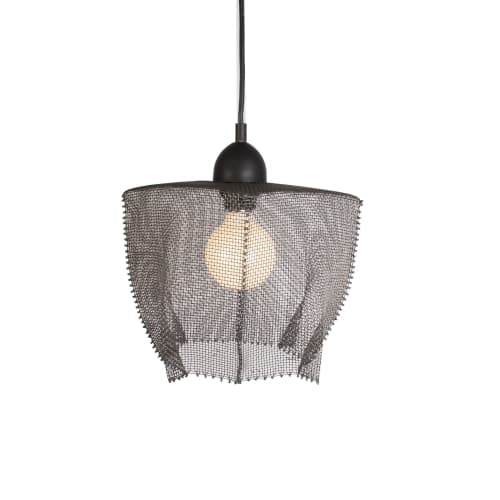 "Lanny II" Steel Wire Mesh Pendant Light - 8" extra small | Pendants by Anne Lindsay