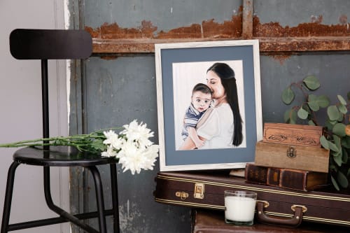 Mother & Child - portrait painting | Paintings by Melissa Patel