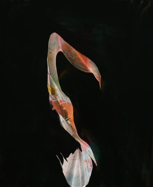 Grace Note, 2015 | Oil And Acrylic Painting in Paintings by Rachel Ostrow | Hotel Henry Urban Resort Conference Center in Buffalo