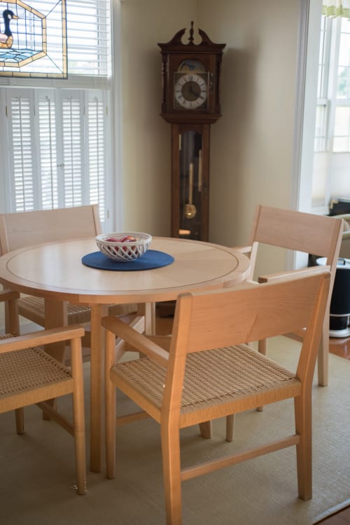 Light and Bright Kitchen Table and Chairs | Tables by Bohnhoff Furniture and Design