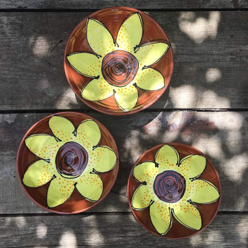 Handmade ceramic bowl set | Ceramic Plates by Kizilkarakovan