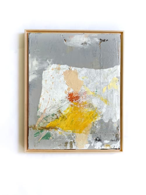 "Phoenix In The Ash" Original Painting | Oil And Acrylic Painting in Paintings by Jessalin Beutler