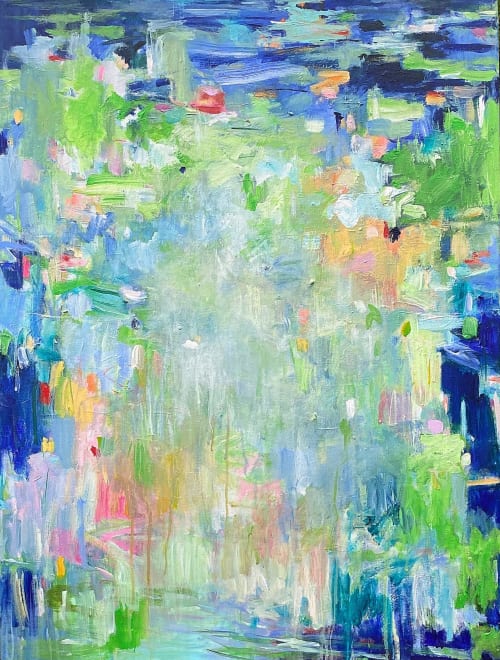 Sea of Glass #7 | Oil And Acrylic Painting in Paintings by Art by Geesien Postema