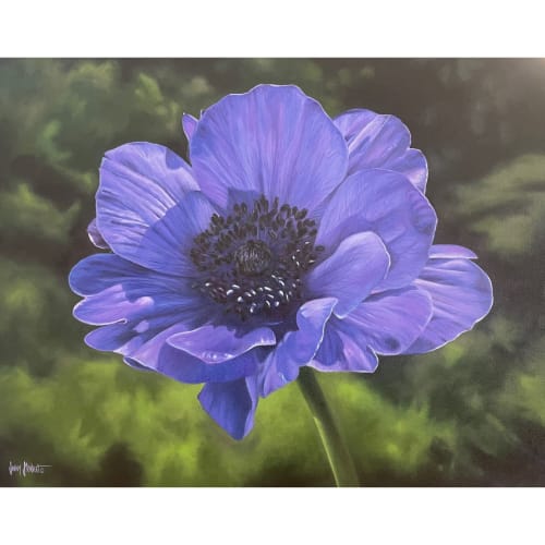'Shades of Purple' Original Oil Painting | Oil And Acrylic Painting in Paintings by Jenny Stewart's Fine Art