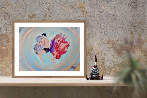 Energias de mi ser (2024) | Oil And Acrylic Painting in Paintings by Elena Parau