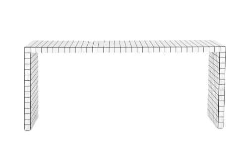 Long Console Table, White | Tables by IKON KØBENHAVN