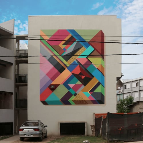 Fonabi Lines | Murals by Nase Pop