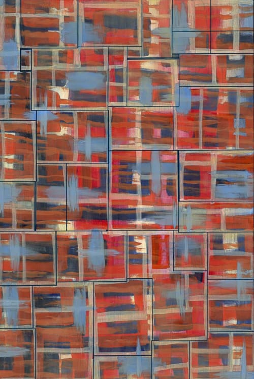 Nine Eighteen | Oil And Acrylic Painting in Paintings by Leilani Norman Art & Design