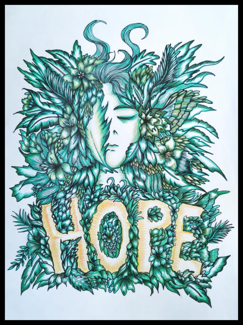 HOPE | Oil And Acrylic Painting in Paintings by CHRISTIAN HERNANDEZ | Calamba in Calamba