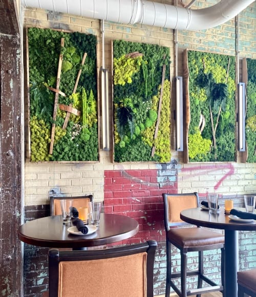 Custom Moss art | Art & Wall Decor by Mona King | Six Hundredº in Winston-Salem
