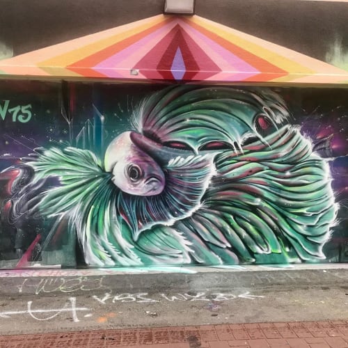Fish Mural | Street Murals by Max Ehrman (Eon75)
