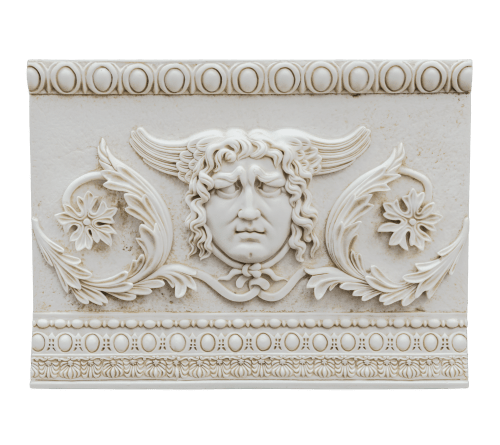 Medusa Relief Made with Compressed Marble Powder Statue | Wall Sculpture in Wall Hangings by LAGU