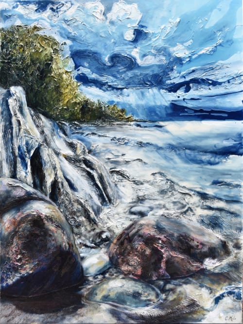Rocks Before the Storm | Paintings by Celina Melo