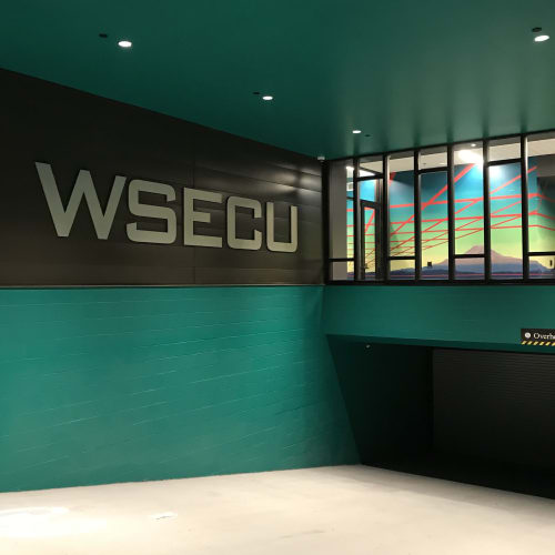 WSECU Mural | Murals by Mary Iverson | WSECU in Seattle