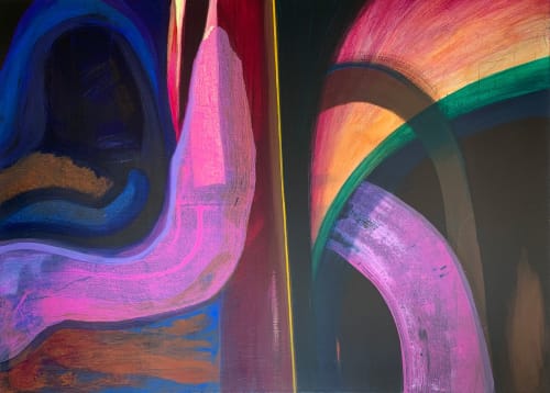 Between Then and Now | Oil And Acrylic Painting in Paintings by Kim Powell Art
