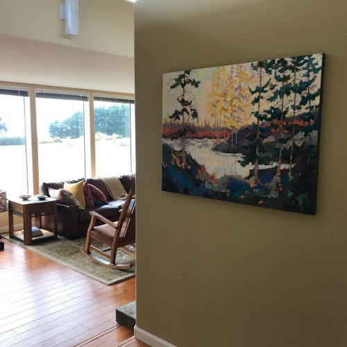 Landscape Painting | Paintings by Teresa Smith | Safe Harbor Eagle Cove in Byrdstown