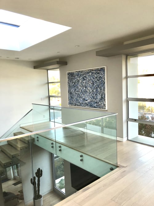 In and Out of the Blue No. 6 | Oil And Acrylic Painting in Paintings by Stephen Rowe