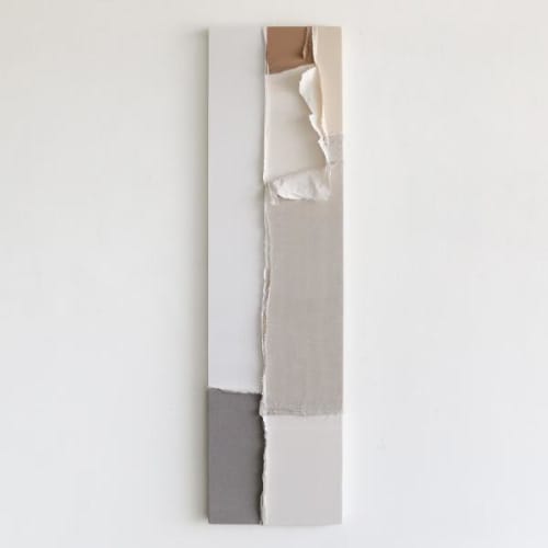 Collage Risorse Naturali VI 36 X 72 | Mixed Media by Kim Fonder