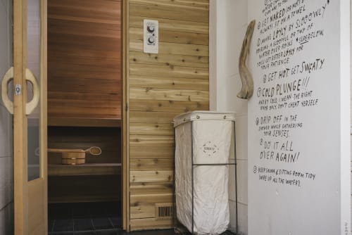 Sauna | Art & Wall Decor by Mary Welcome | The Jennings Hotel in Joseph