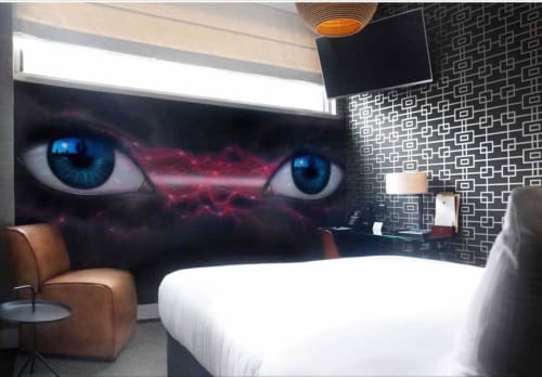 Indoor Mural | Murals by My Dog Sighs | Hilton Amsterdam in Amsterdam