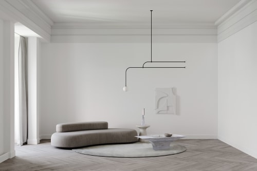 "Sicorace" Travertine marble coffee table for living room | Tables by Carcino Design