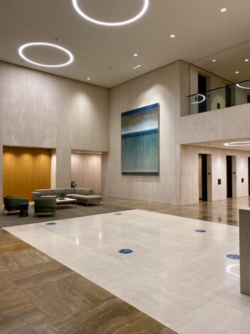 10'x12' Abstract Paintings | Paintings by Stacy D'Aguiar | Irvine Company Office Properties in Irvine
