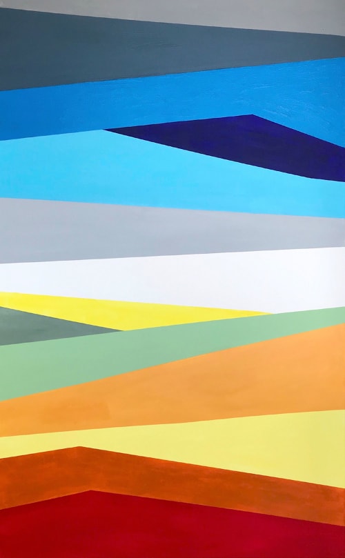 'PRiSMATiC' | Oil And Acrylic Painting in Paintings by Linnea Heide contemporary fine art