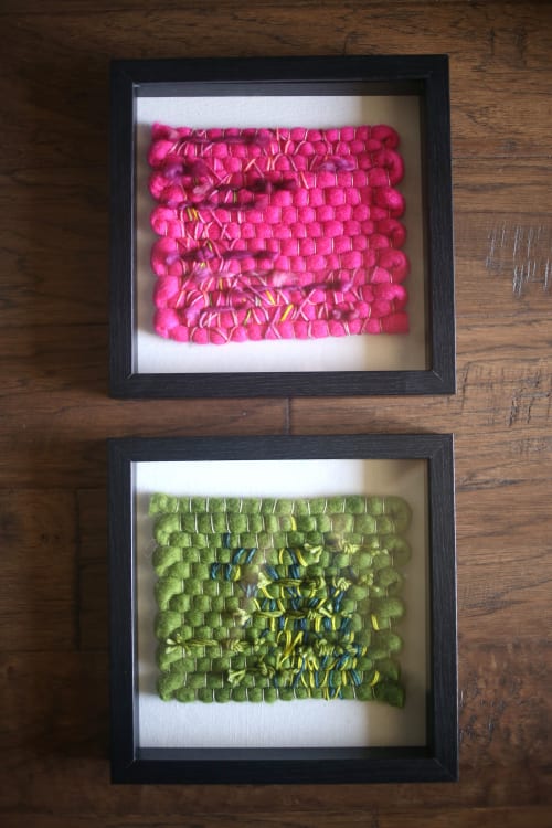 Small framed tapestry | Wall Hangings by Cristina Ayala
