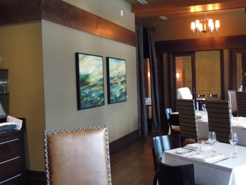 Essential Elements I & II | Paintings by Alice Rich | Nita Lake Lodge in Whistler