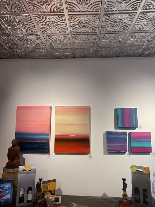"Awake". Painting | Paintings by Alice Lipping | Astoria Park Wine & Spirits in Queens