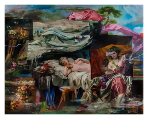 'Nighst Mizmaze | Oil And Acrylic Painting in Paintings by simon casson