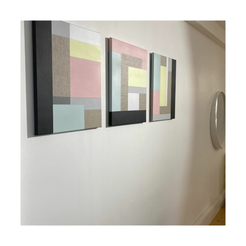 Sugar Blondes (@ Streetlife Hair) | Oil And Acrylic Painting in Paintings by Sara Weldon | Streetlife Hair Salon in Kilkenny